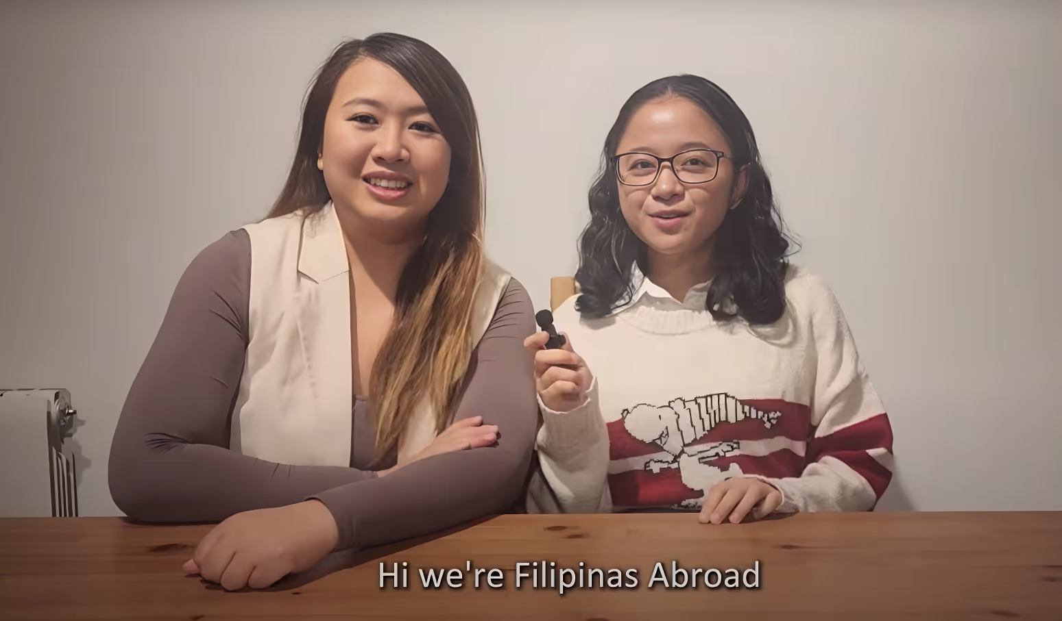 Introduction video of Filipinas Abroad by 2 members of the team: Lauren and Isabella